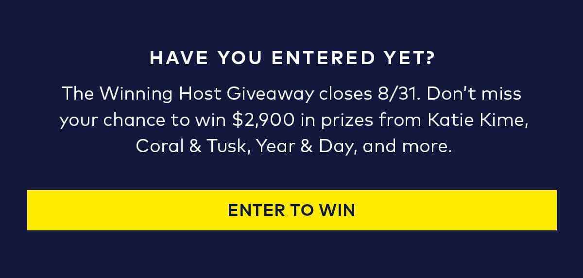 Have you entered yet?