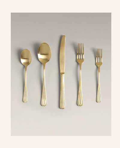 Crescent flatware