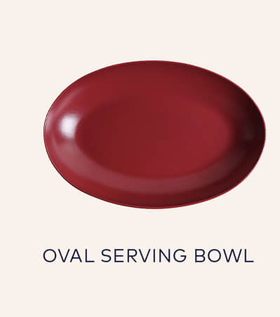 Oval Serving Bowl