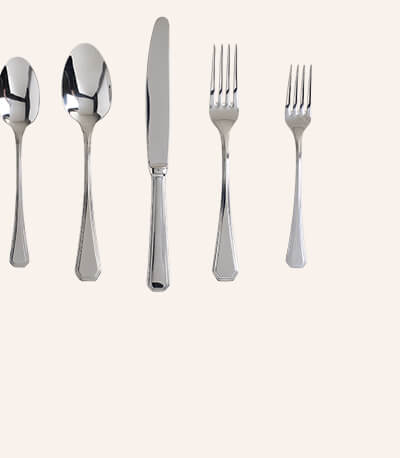 Polished Steel Flatware
