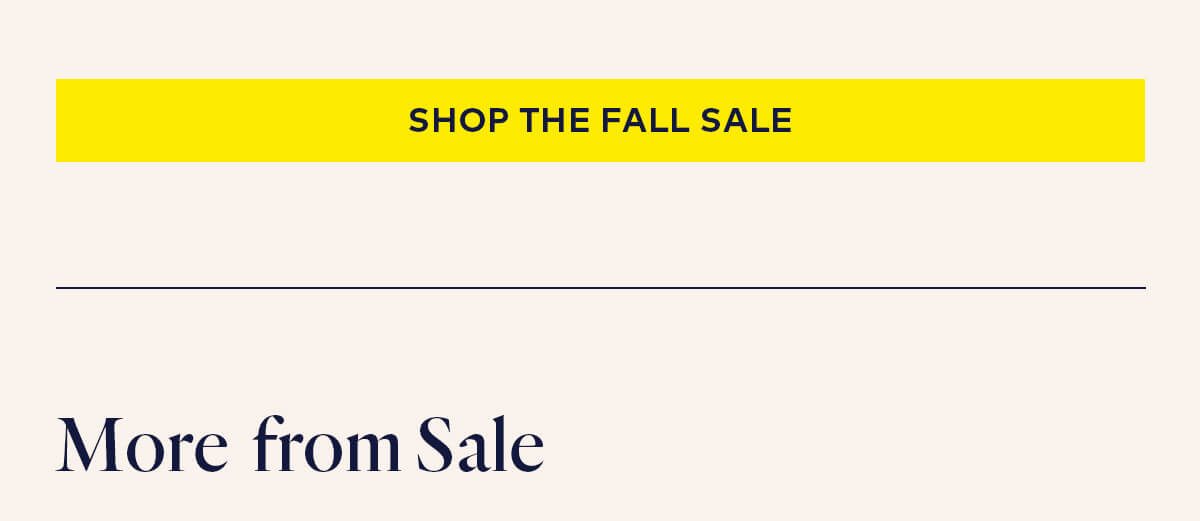Shop the Fall Sale
