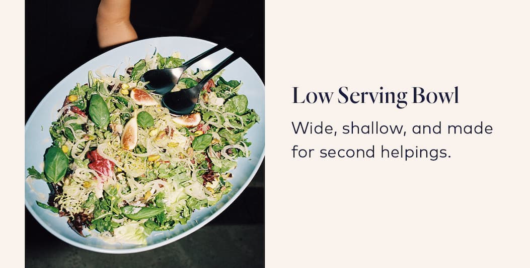 Low Serving Bowl