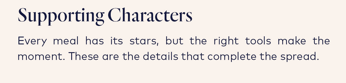 Supporting Characters