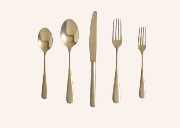 Vintage Gold Flatware