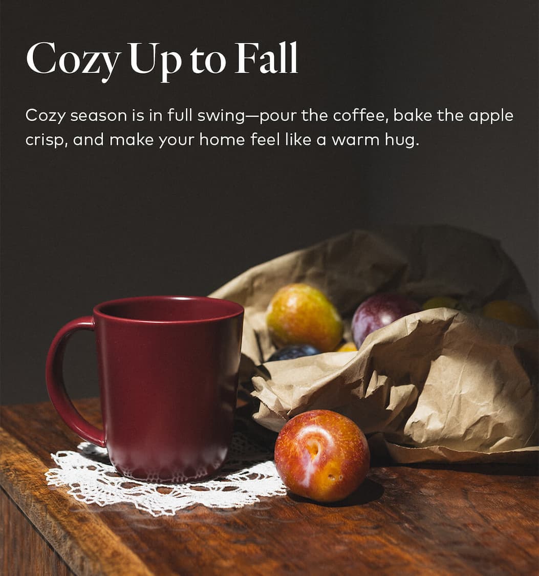 Cozy up to fall