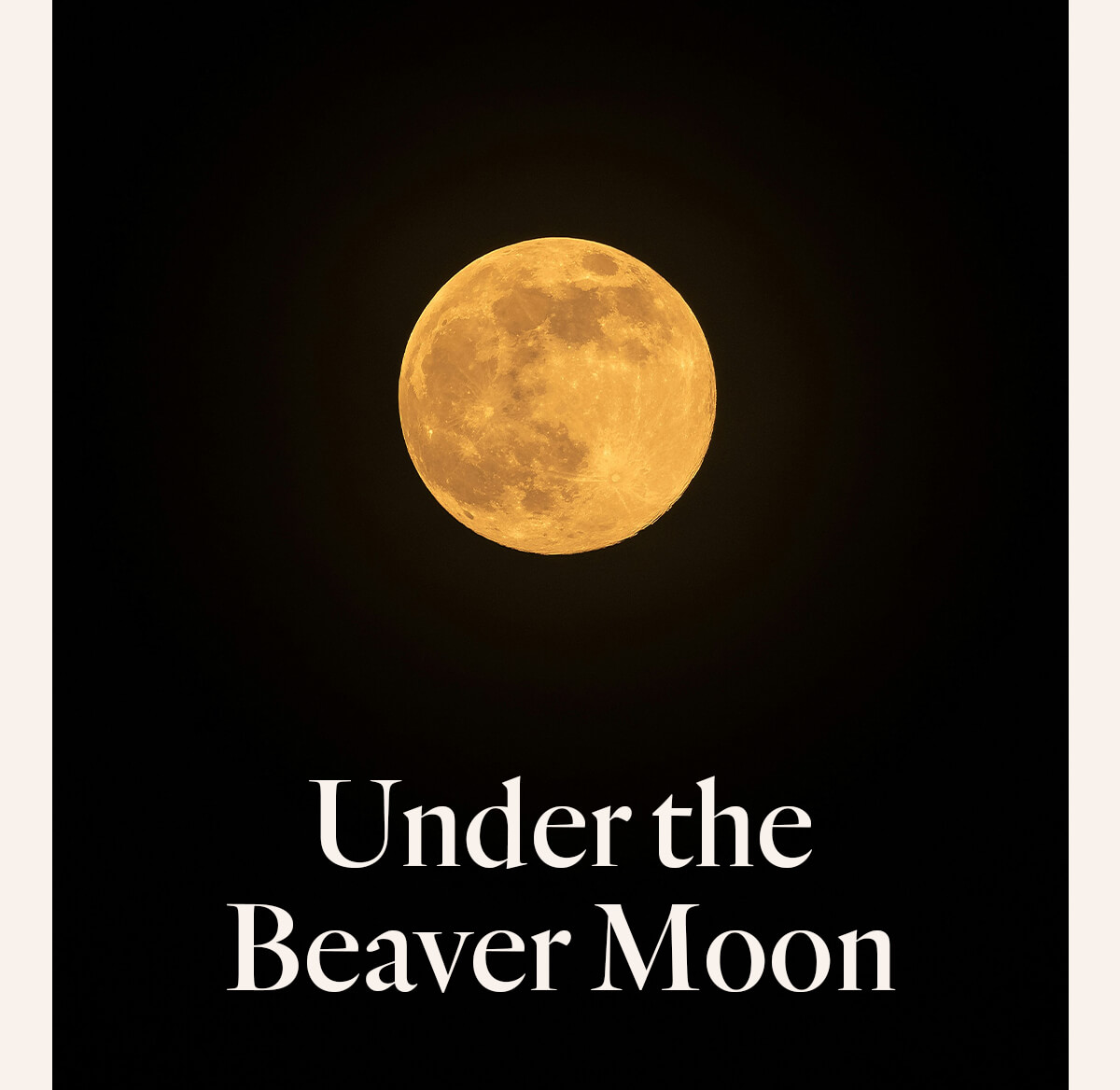 Under the Beaver Moon