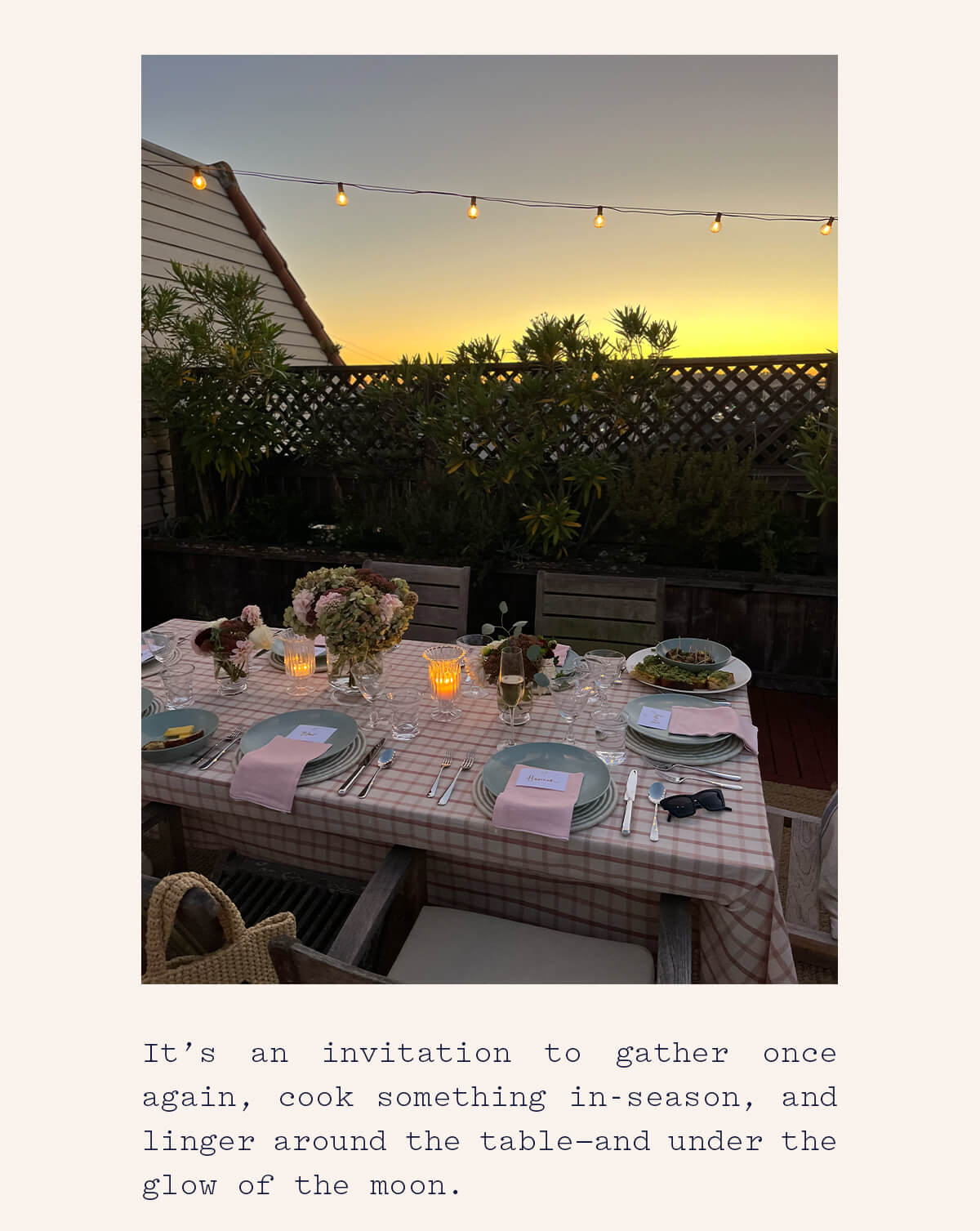 gather once again