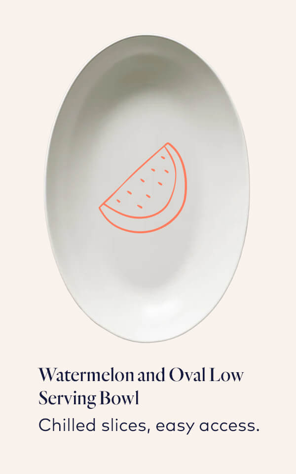 Oval Low Serving Bowl