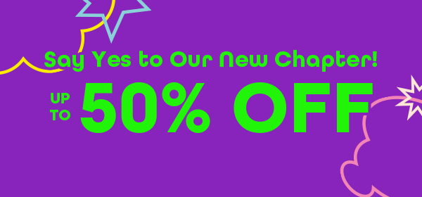 50% OFF! A New Chapter💚, A New Glow✨