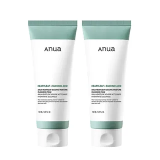 Heartleaf Succinic Moisture Cleansing Foam Bundle Set
