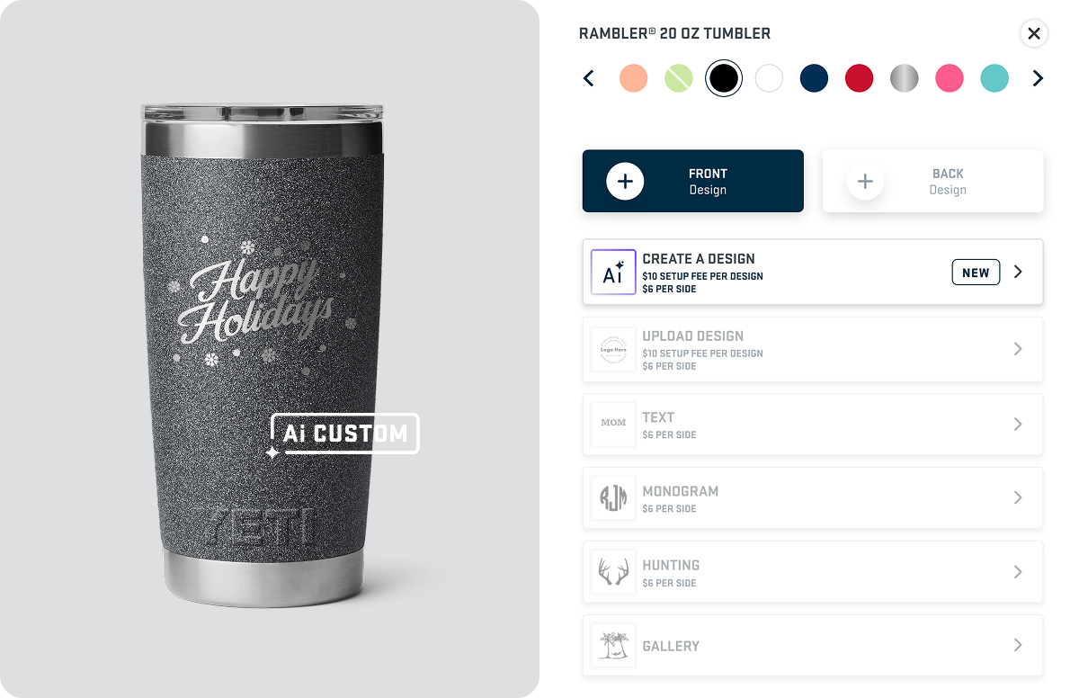 Start Customizing