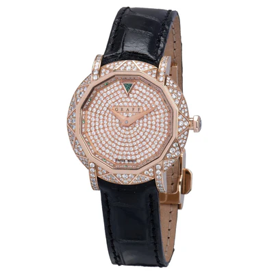 Graff Graffstar Quartz Diamond Ladies Watch GS30PGSLD