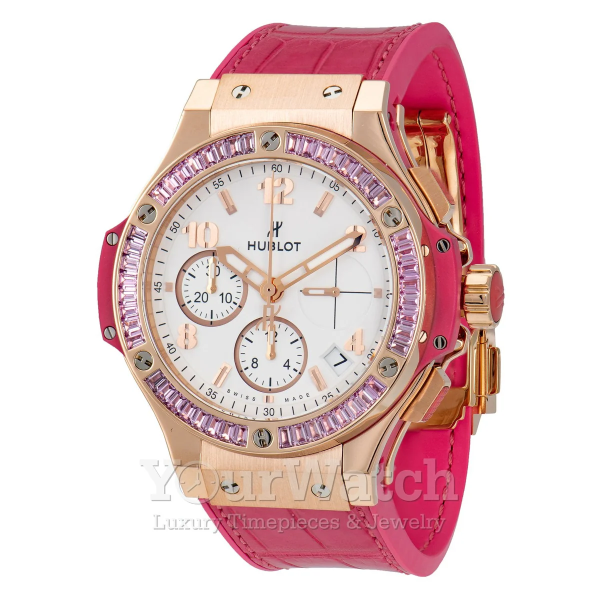 Hublot Big Bang Gold Tutti Frutti 41mm Ladies Watch 341.PP.2010.LR.1933