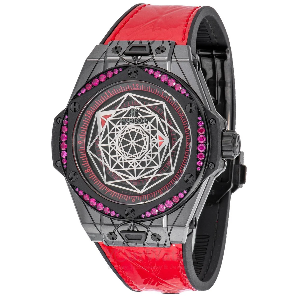 Hublot Big Bang Sang Bleu All Black Red 39mm Ladies' Watch 465.CS.1119.VR.1202.MXM18