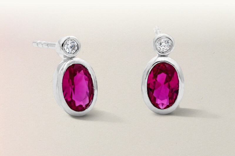 Image showcasing stunning Gemstone Earrings.