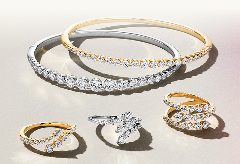 Image showcasing beautiful Wedding Jewelries - Bracelets and Rings.