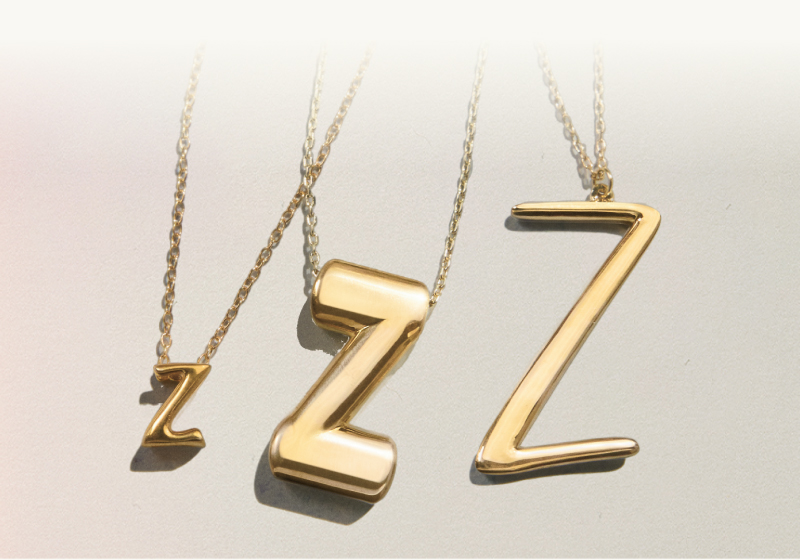 Image showcasing three different size of letter 