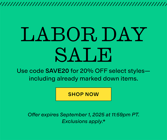 Shop Labor Day Sale