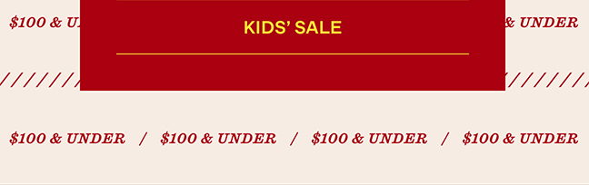 Shop All Kids Sale
