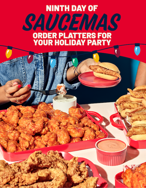 Order our Platters today to add some sauce to your holiday gathering! 