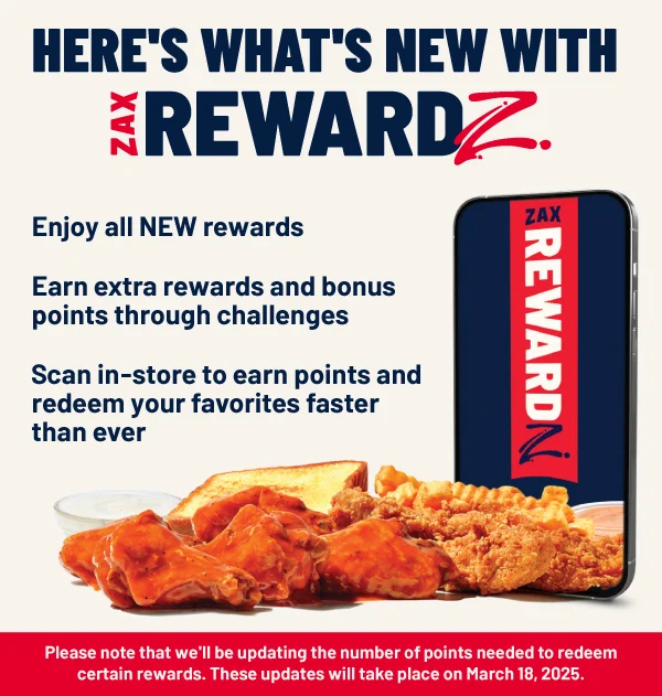 NEW Updates to Zax Rewardz!
