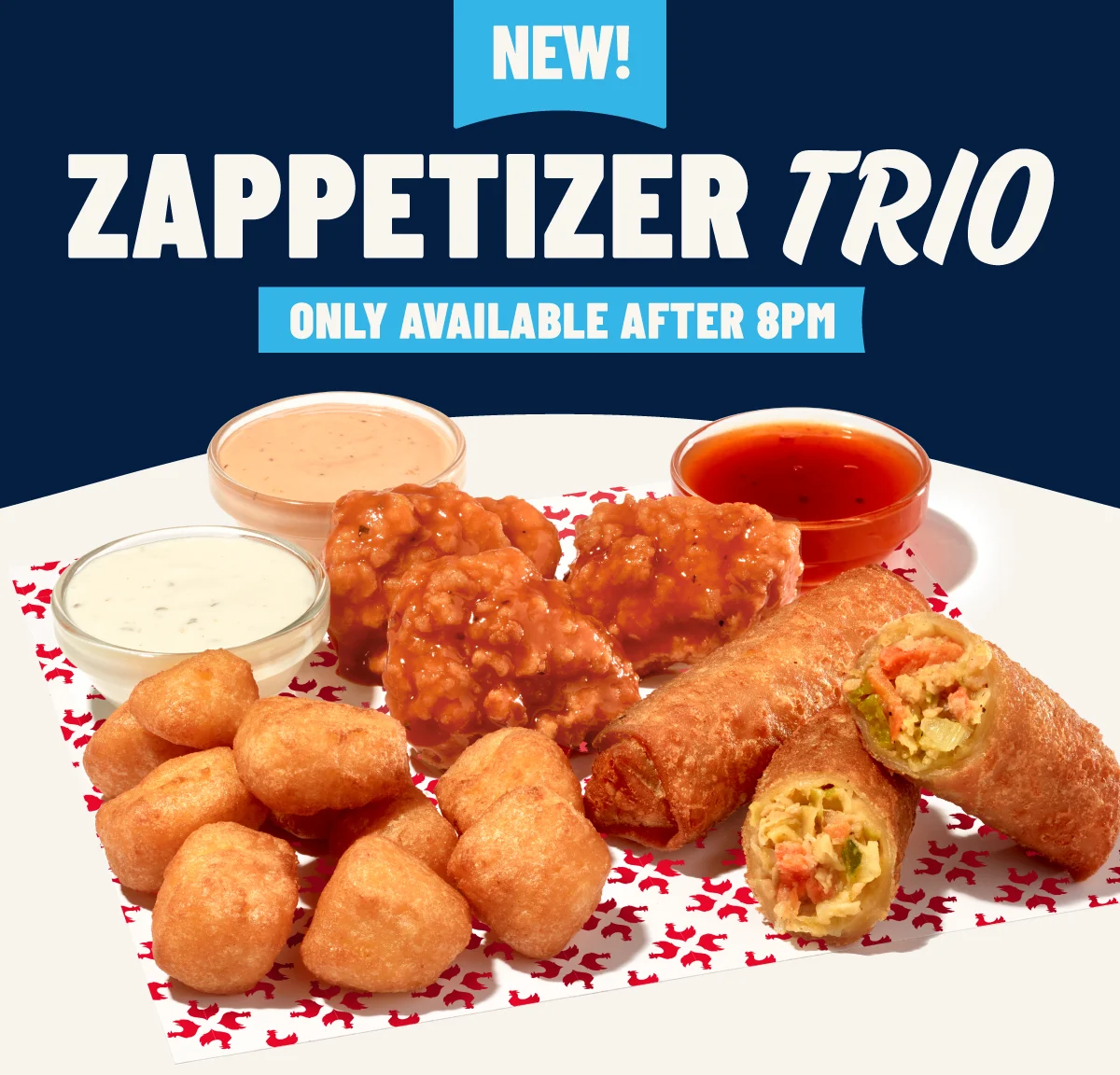 Try the NEW Zappetizer Trio! 