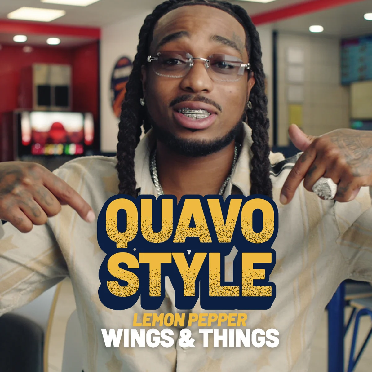 Go all out with Quavos' fav meal — Wings & Things. 