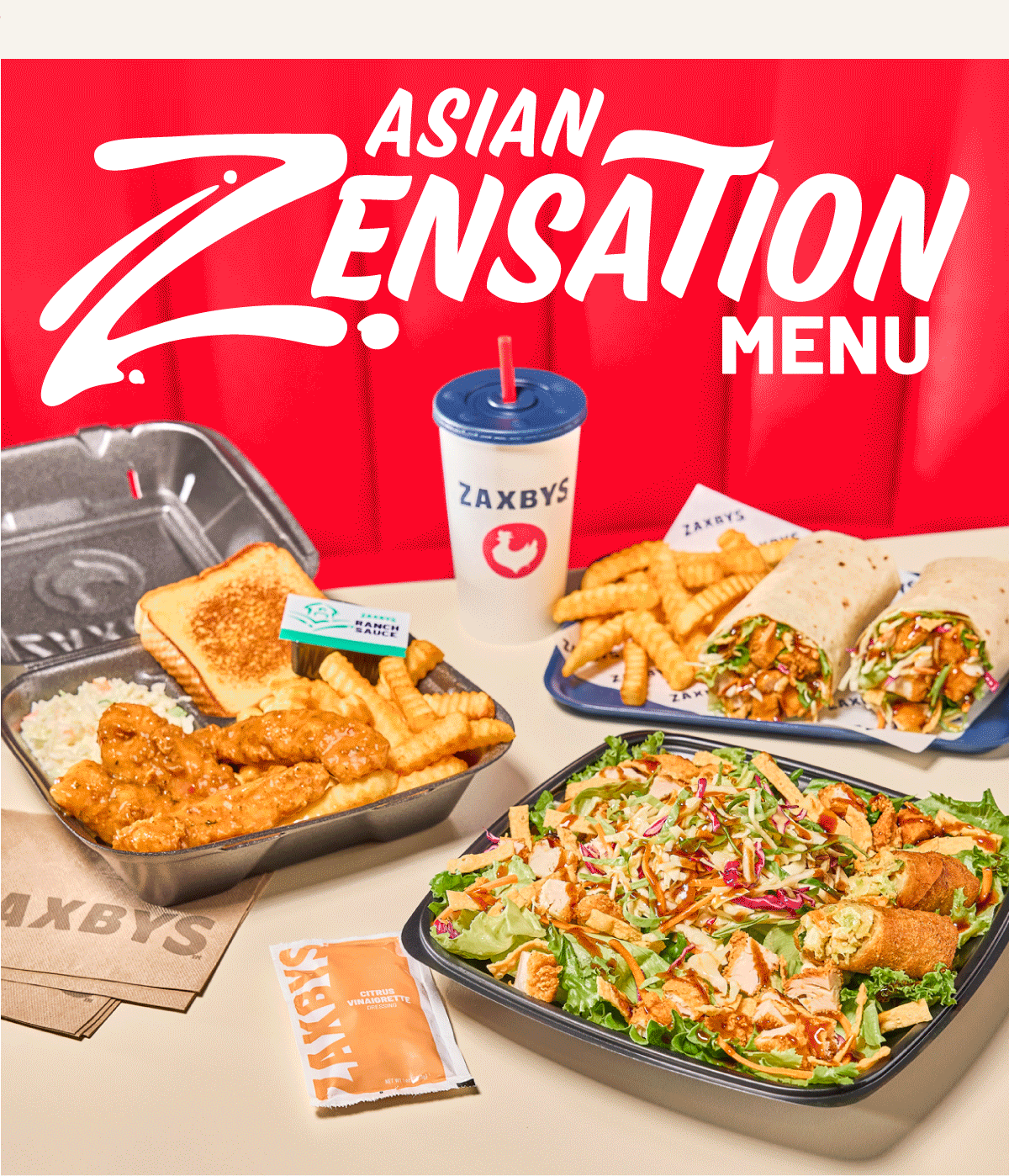 Try our NEW Asian Zensation Menu! 