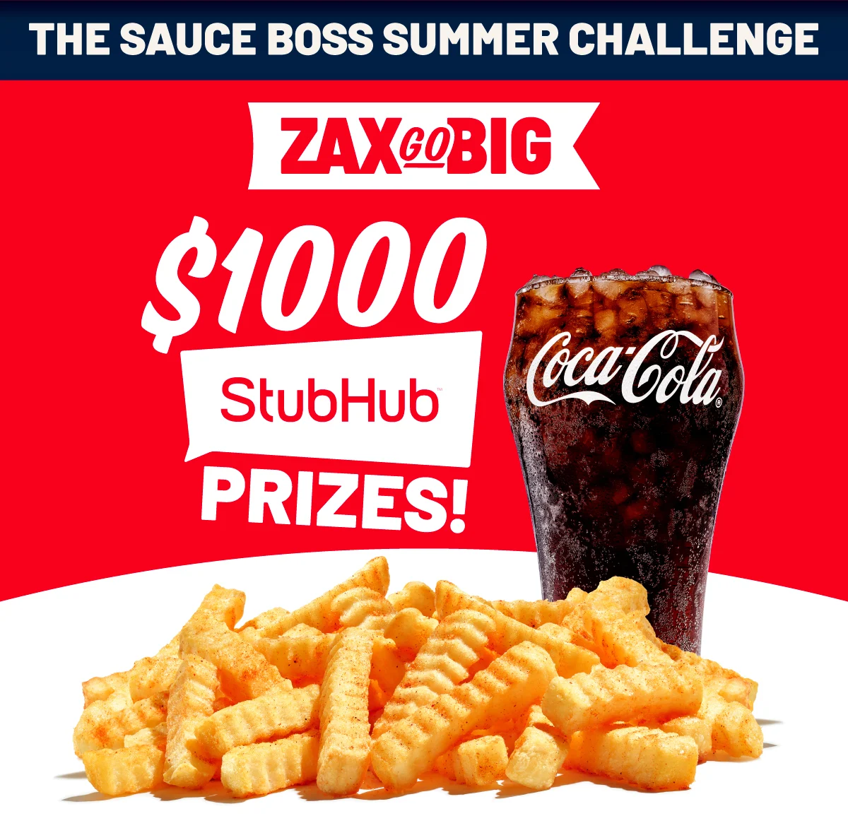 Join the Sauce Boss Summer Challenge! Go big on two meals by May 31st for a chance to win $1000 to StubHub for the event of your choice. 