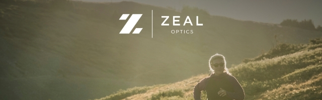 Runner in a hilly environment wearing Zeal Optic's Sunglasses
