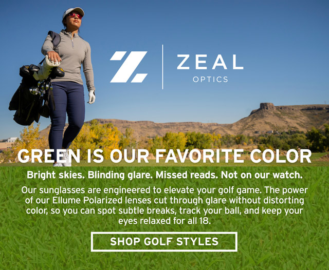 SHOP ALL GOLF SUNGLASSES - Zeal Optics