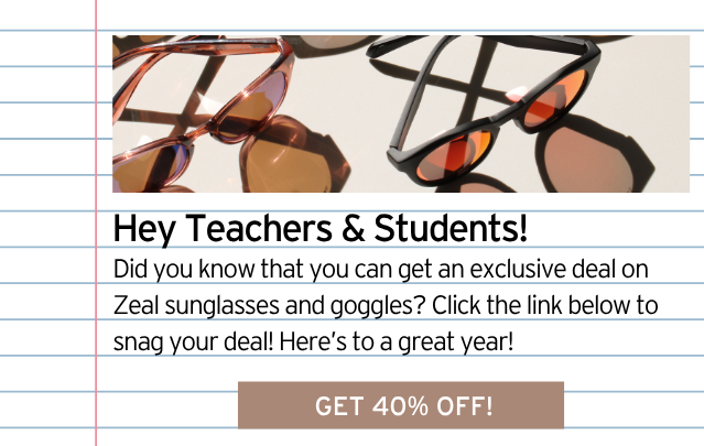 STUDENTS & TEACHERS: GET 40% OFF!
