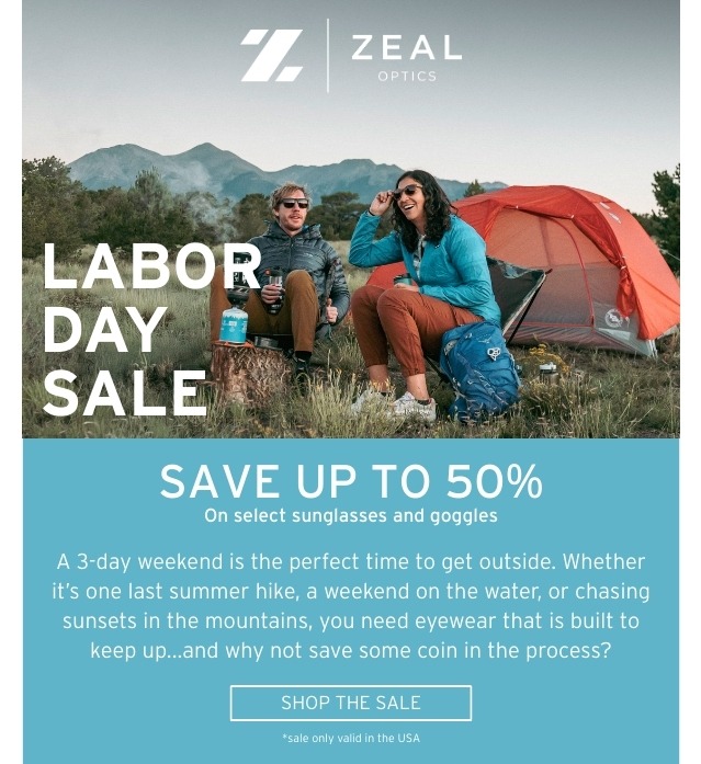 CAMP-READY SUNGLASSES - Save 50%