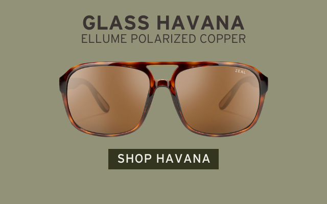 GLASS HAVANA W/ ELLUME COPPER