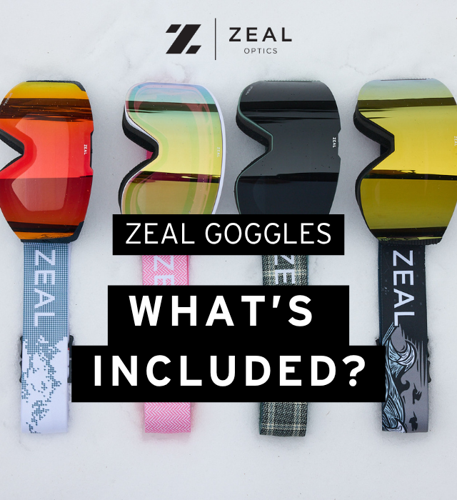 What's included with your goggles?