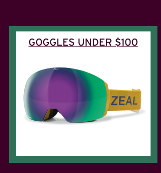 GOGGLES UNDER $100