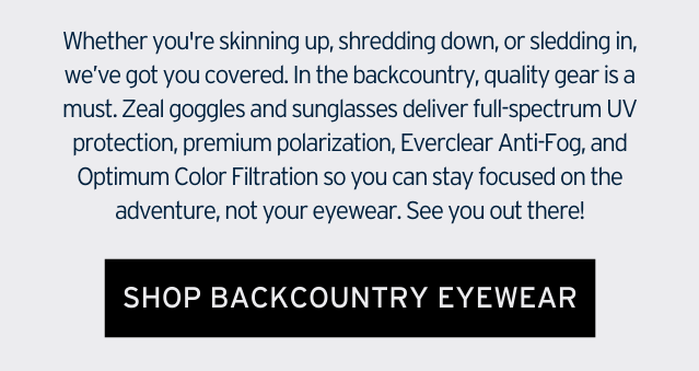 SHOP BACKCOUNTRY EYEWEAR