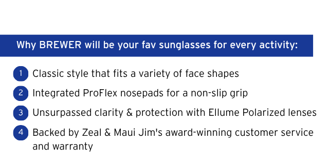 WHY THE BREWER WILL BE YOUR FAV SUNGLASSES