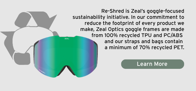 RE-SHRED SUSTAINABLE GOGGLES