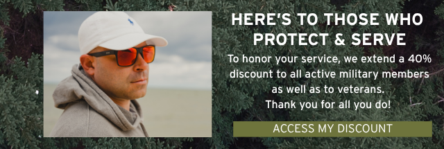 40% OFF FOR MILITARY & VETERAN