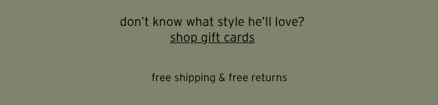SHOP GIFT CARDS