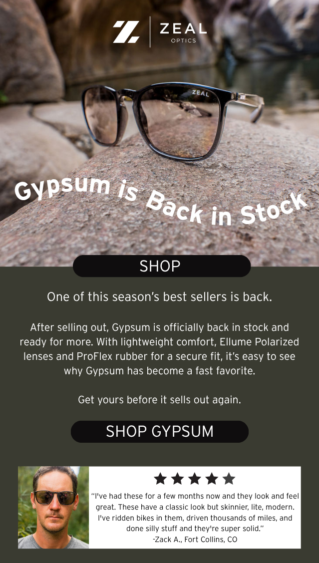 BEST SELLING GYPSUM IS BACK IN STOCK