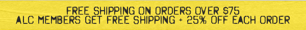 Free shipping on all orders over $75.
