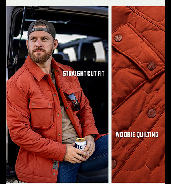 STRAIGHT CUT FIT, WOOBIE QUILTING