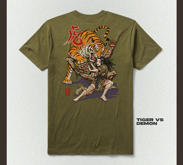Shop the Tiger vs Demon Tee