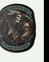 Shop Heaven or Hell Sticker