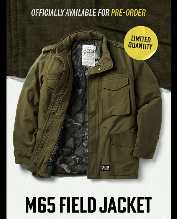 ZF M65 FIELD JACKET IS OFFICIALLY AVAILABLE FOR PRE-ORDER