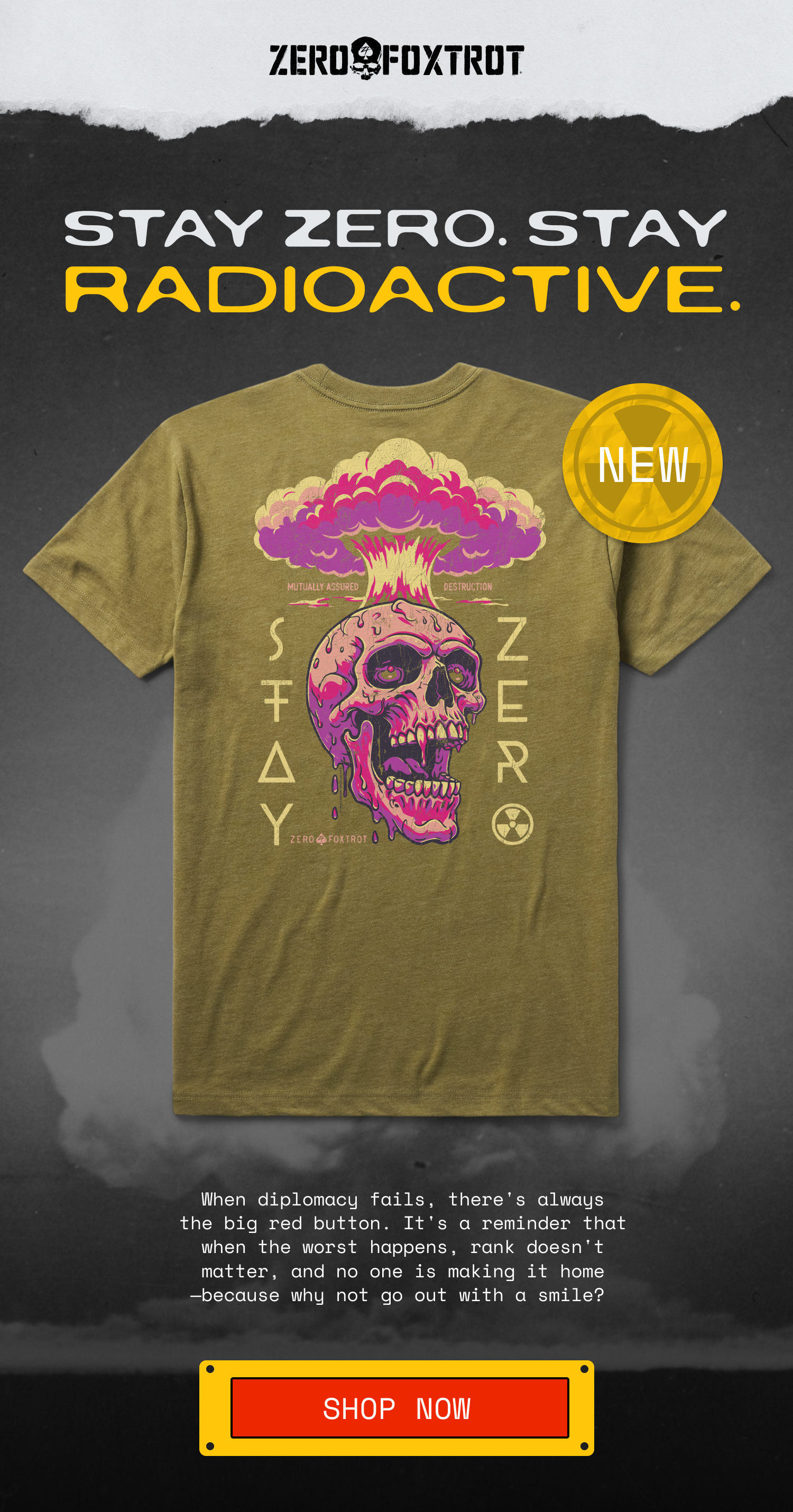 Mutually Assured Tee Drop