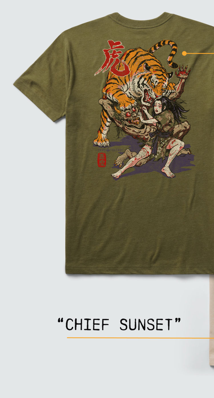 Tiger vs Demon Tee