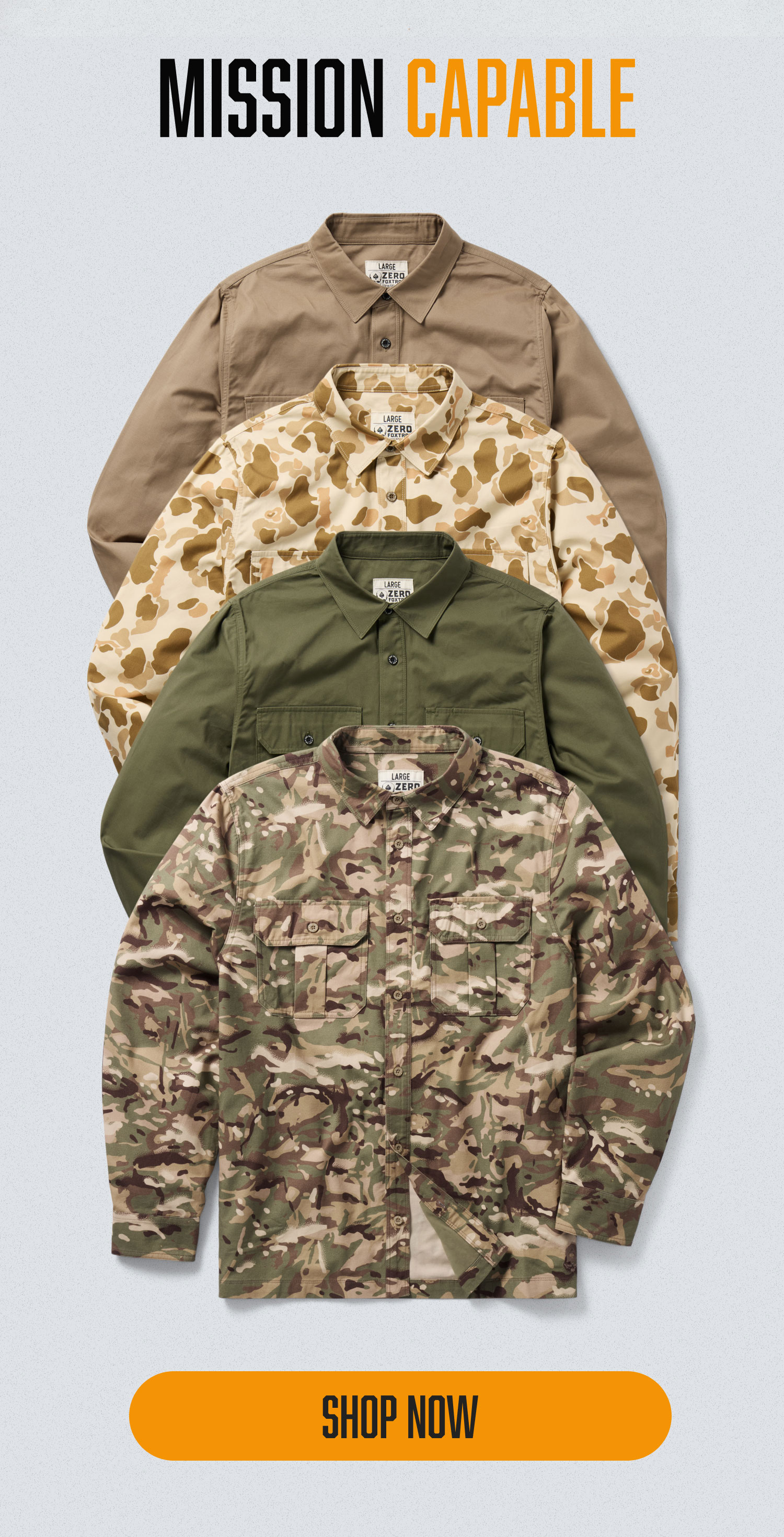 SHOP MISSION CAPABLE UTILITY SHIRTS